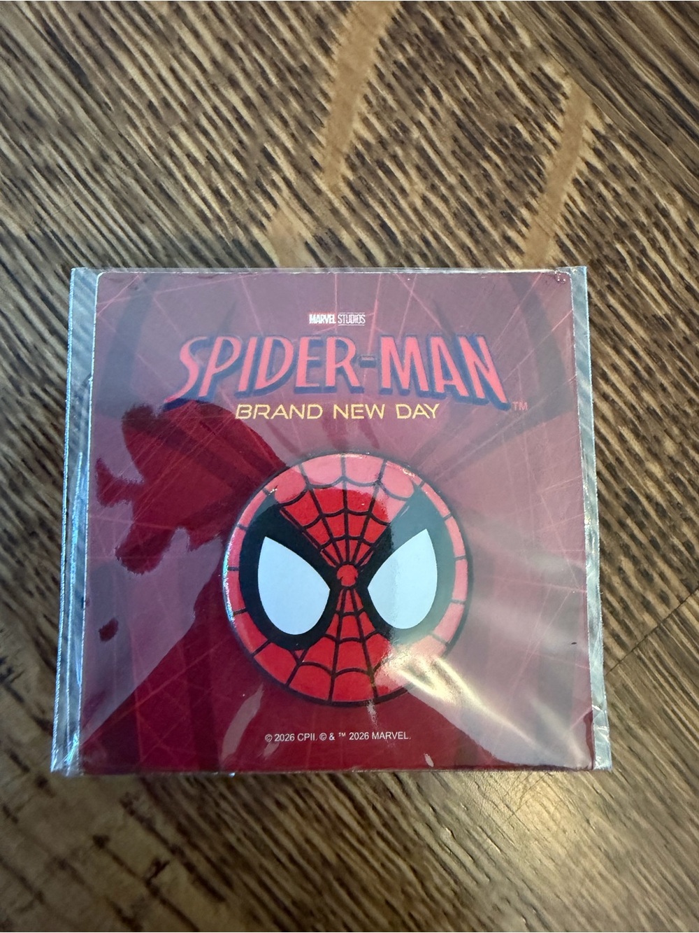 Marvel Spider-Man Pin - Red, Black, White
